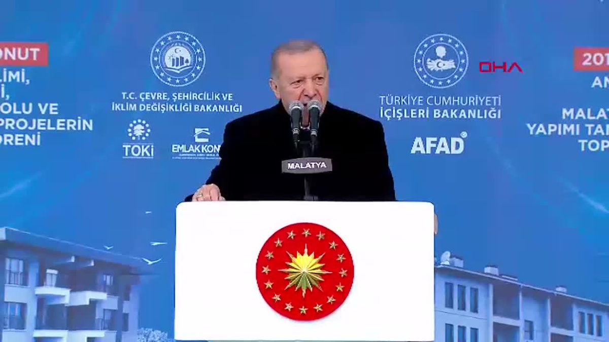 Cumhurbaşkanı Erdoğan: Deprem konutlarının yüzde 45\'i tamamlandı