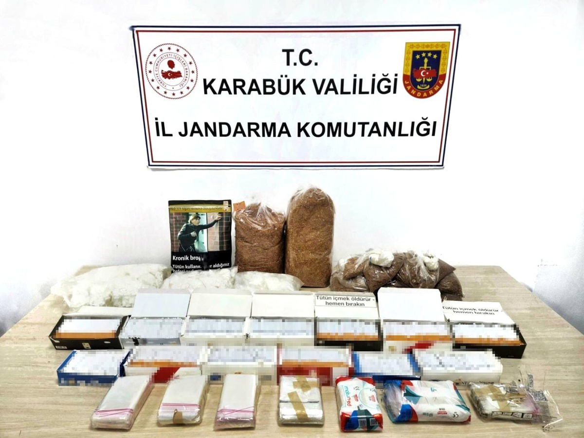 Karabük\'te Kaçak Sigara Operasyonu