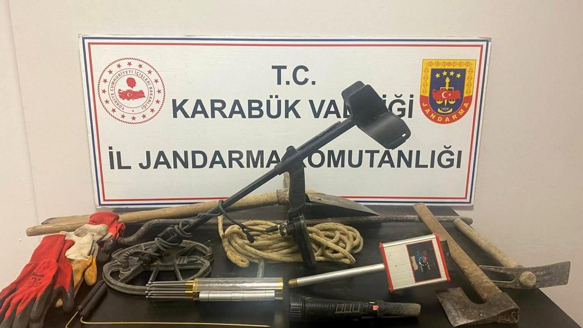 Karabük\'te Kaçak Kazı Skandalı