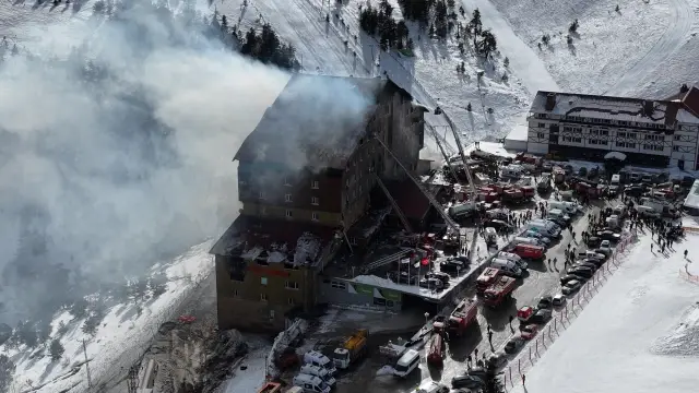 Kartalkaya'daki otel yangını soruşturmasında gözaltı sayısı 14'e çıktı