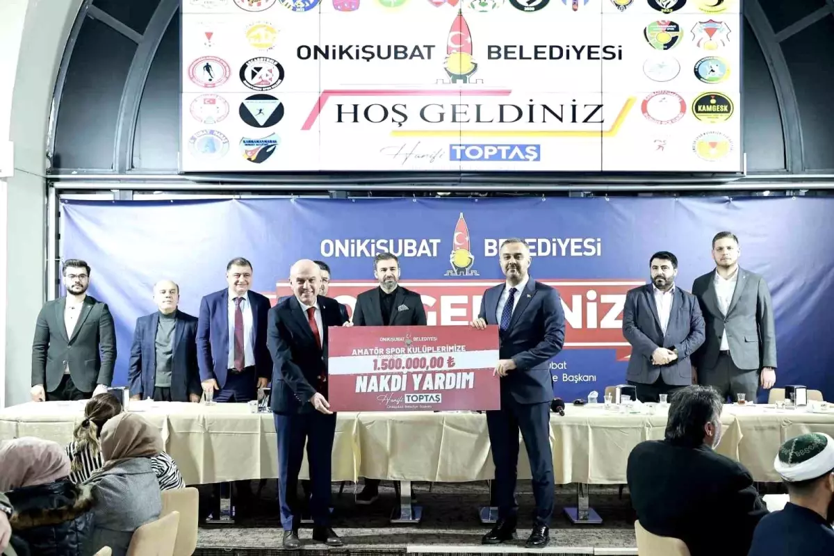 Onikişubat Belediyesi, Amatör Spor Kulüplerine 1,5 Milyon TL Destek Sağladı