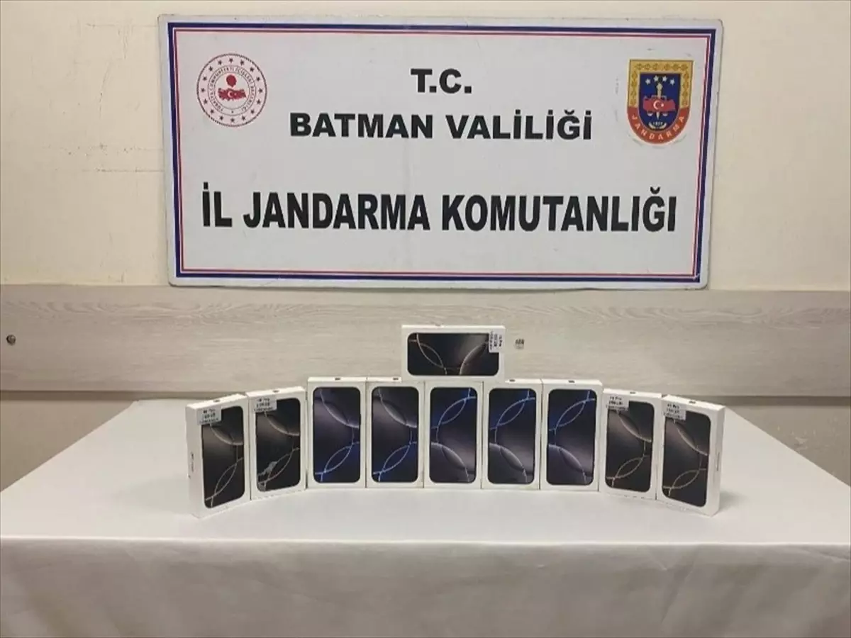 Hasankeyf\'te Gümrük Kaçağı Telefon Ele Geçirildi