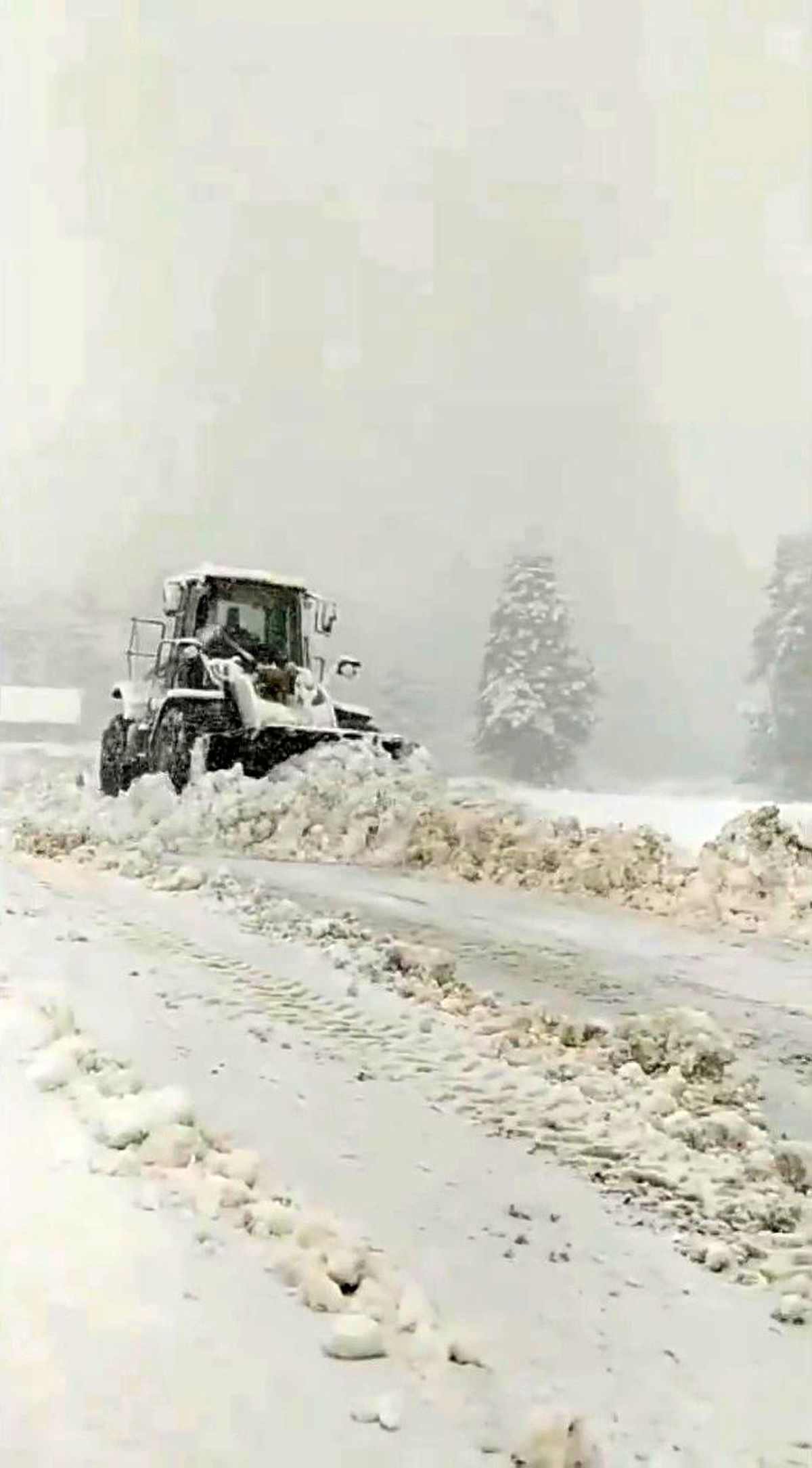 Uludağ Yolunda Kar Temizleme Çalışmaları Hız Kesmeden Devam Ediyor