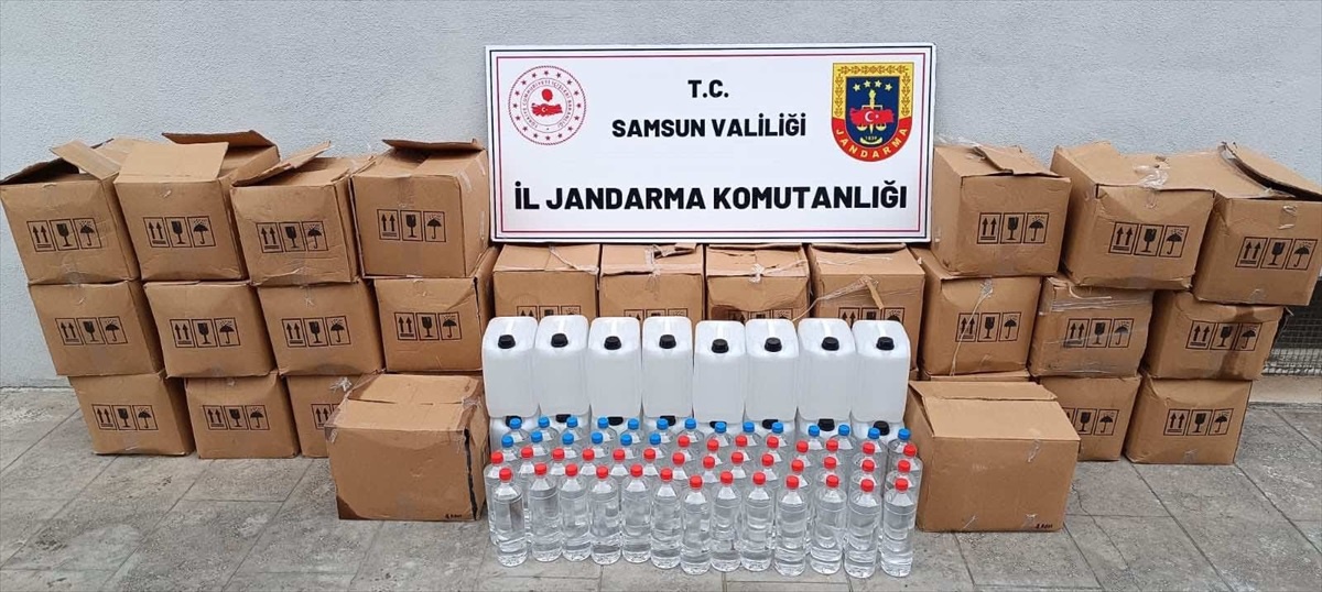İlkadım\'da 755 Litre Etil Alkol Ele Geçirildi