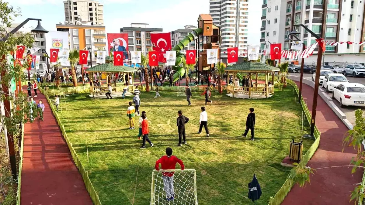 Tarsus\'ta Mutlu Çocuk Parkı Açıldı