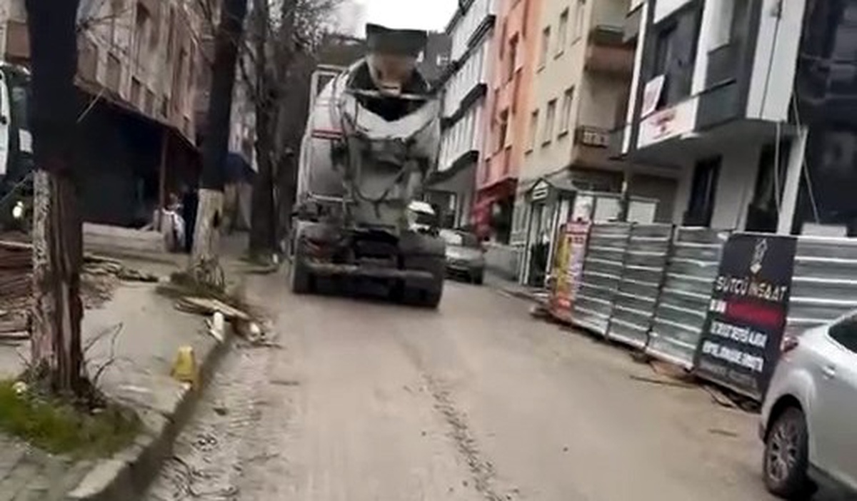 Avcılar\'da Beton Dökülen Mikserin Sahibi İnşaat Firmasına 50 Bin TL Ceza