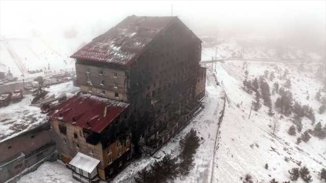 Kartalkaya'daki otel yangını soruşturmasında tutuklu sayısı 15'e çıktı