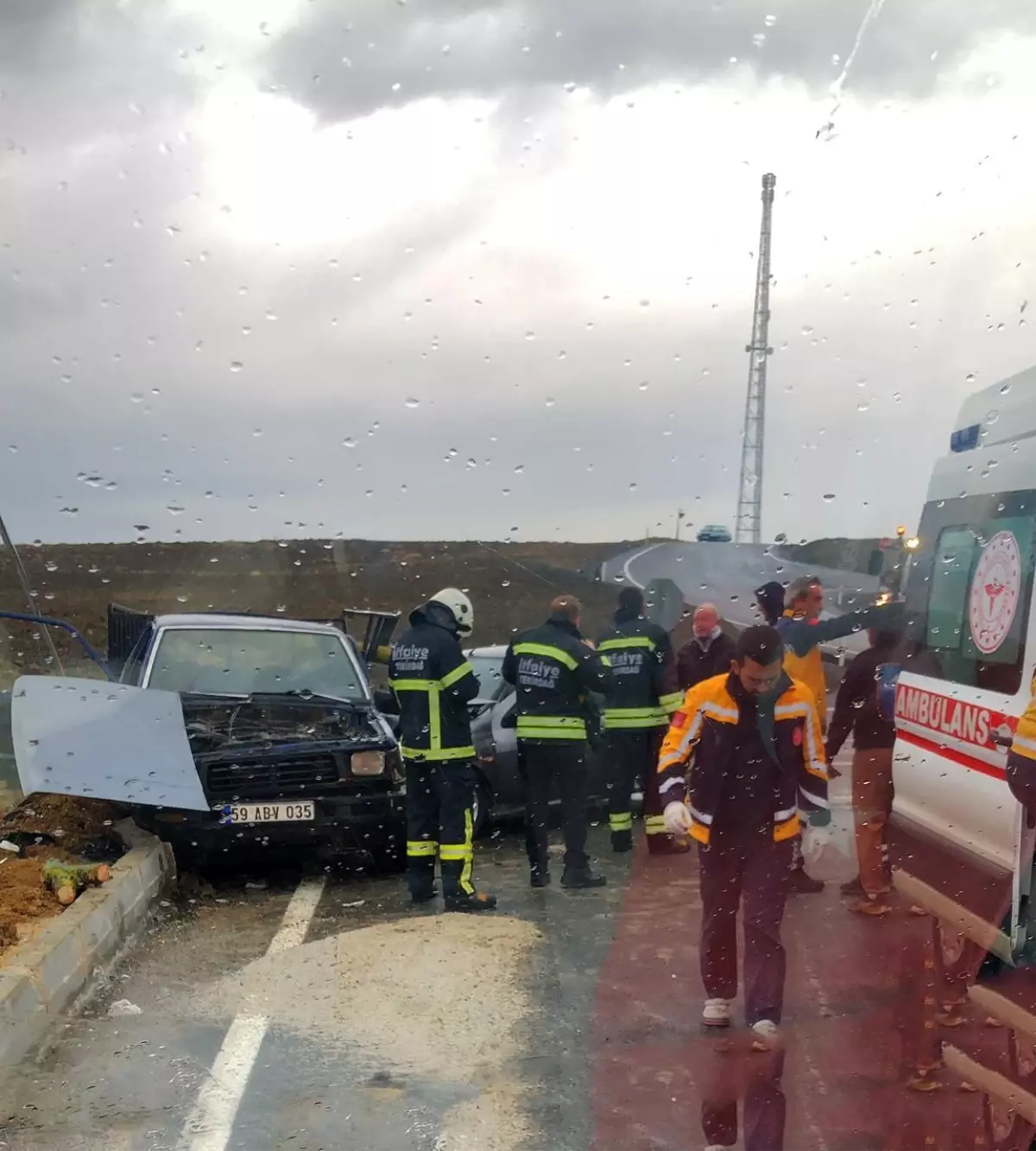 Tekirdağ\'da Trafik Kazası: 2 Yaralı