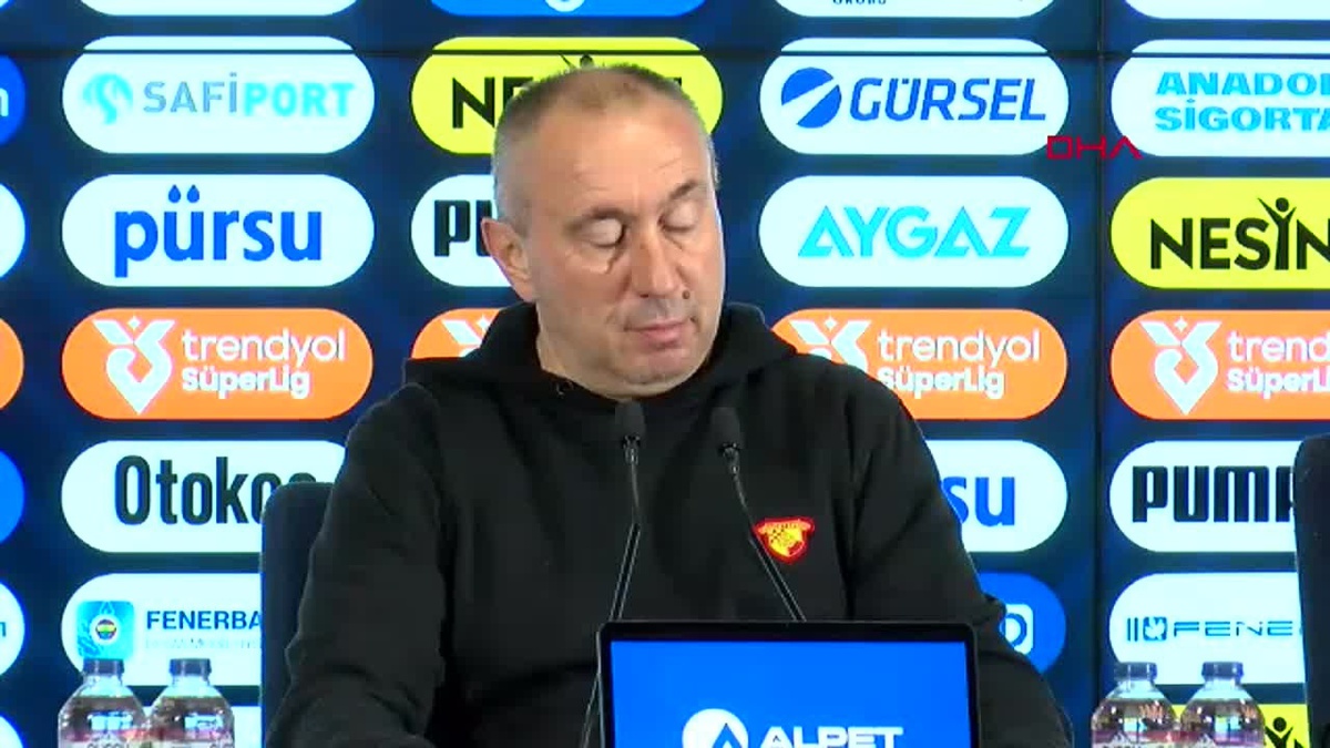 Göztepe Teknik Direktörü Stoilov\'dan Fenerbahçe Maçı Değerlendirmesi