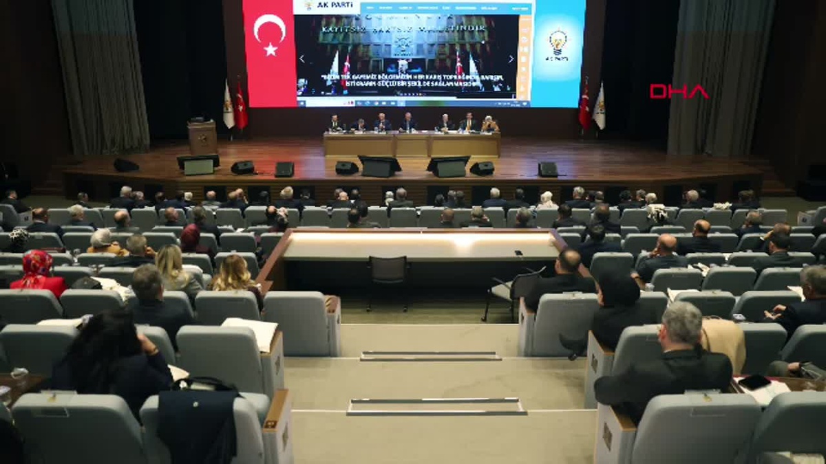 ANKARA -Cumhurbaşkanı Erdoğan başkanlığında AK Parti Merkez Karar ve Yönetim Kurulu toplantısı