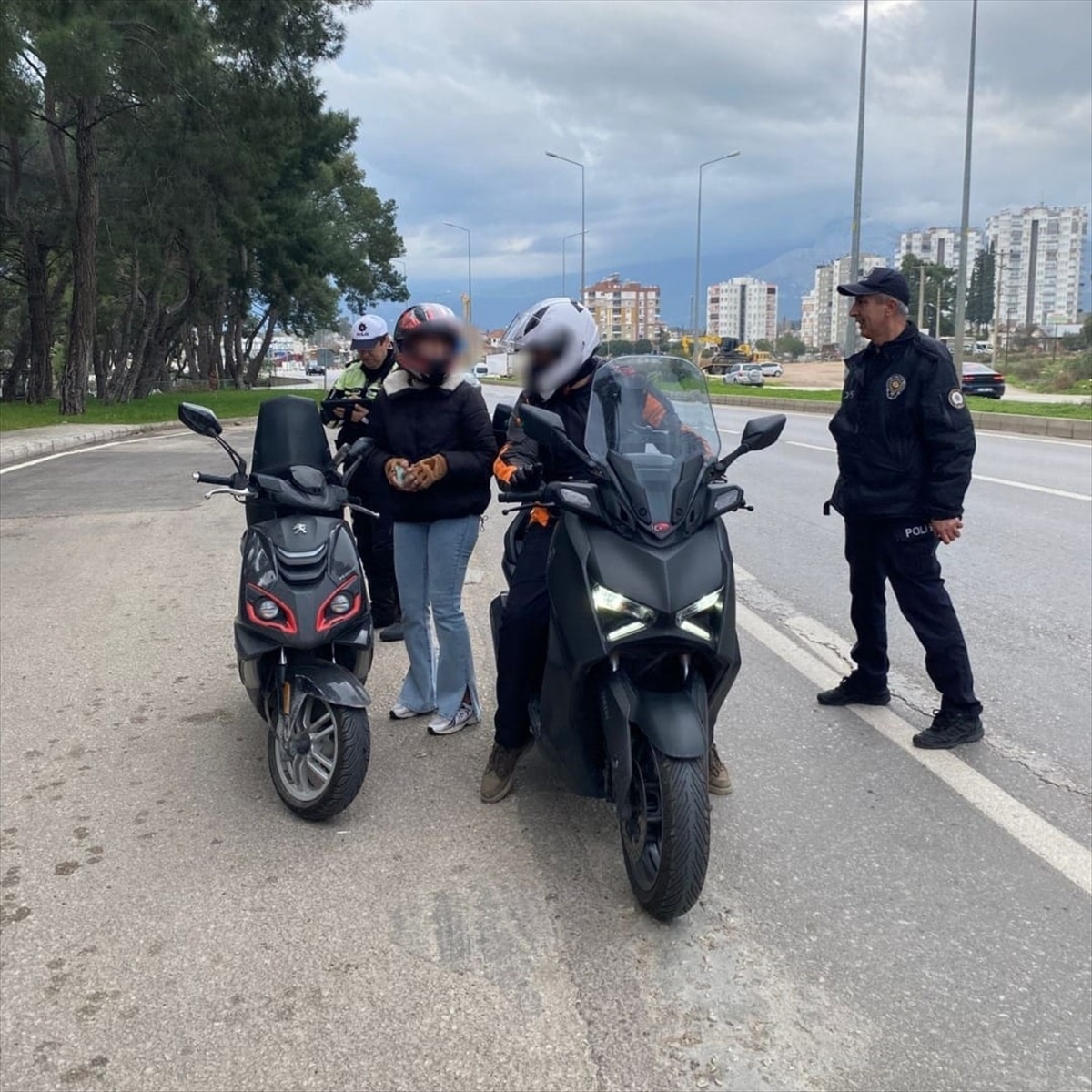 Antalya\'da Motosiklet Denetimi Yapıldı