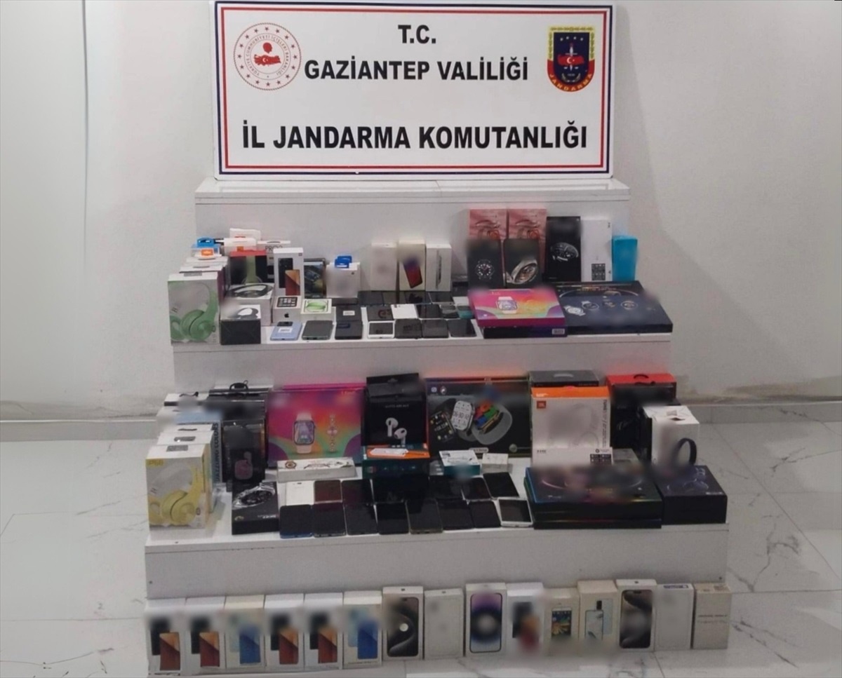 Gaziantep\'te gümrük kaçağı elektronik eşyalar ele geçirildi