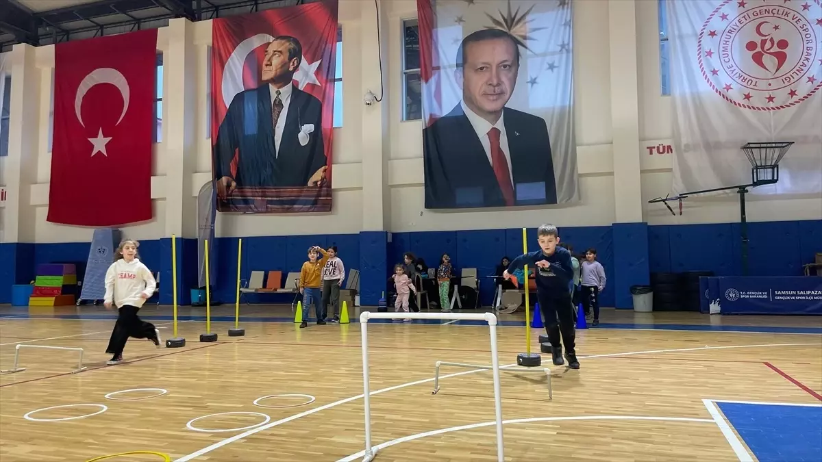 Salıpazarı\'nda Çocuklar İçin Eğitici Spor Kursları