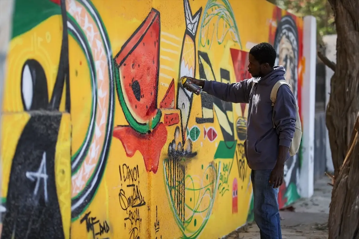 Senegal\'de Filistin Grafitilerine Saldırı