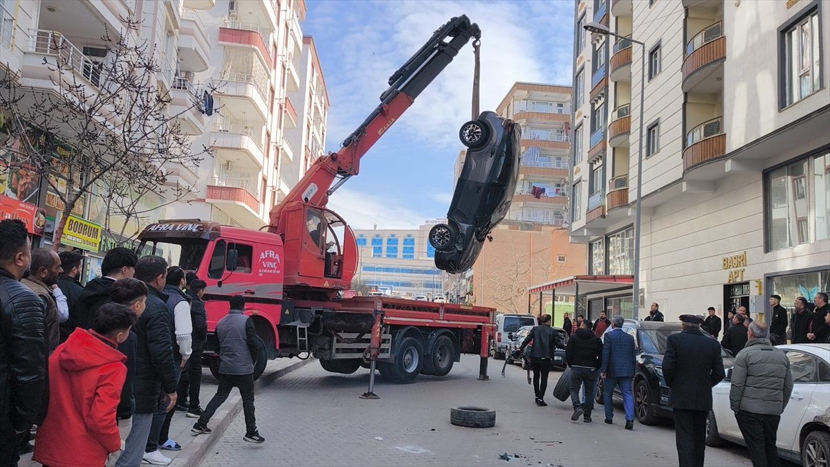 Siirt\'te Kaza Anı Güvenlik Kamerasında