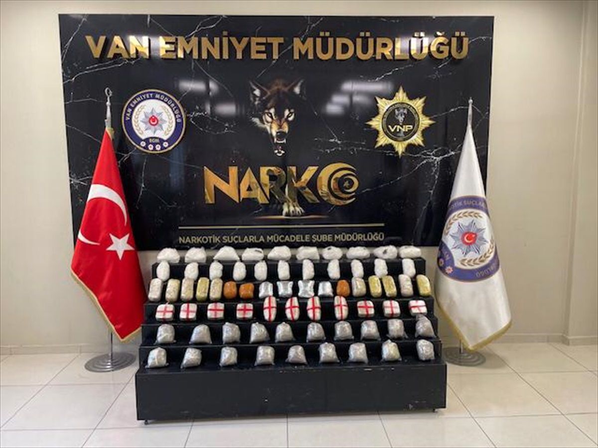 Van\'da 55 Kilogram Uyuşturucu Ele Ge geçti