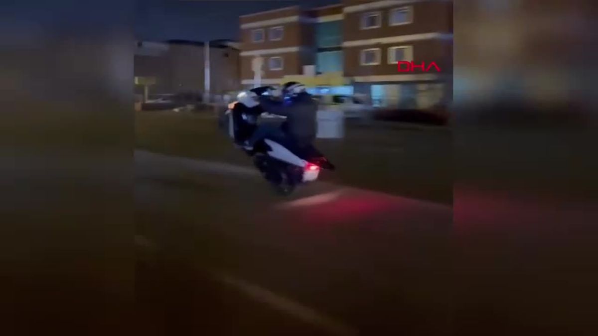 Düzce\'de Akrobatik Motosiklet Sürüşüne 5 Bin TL Ceza