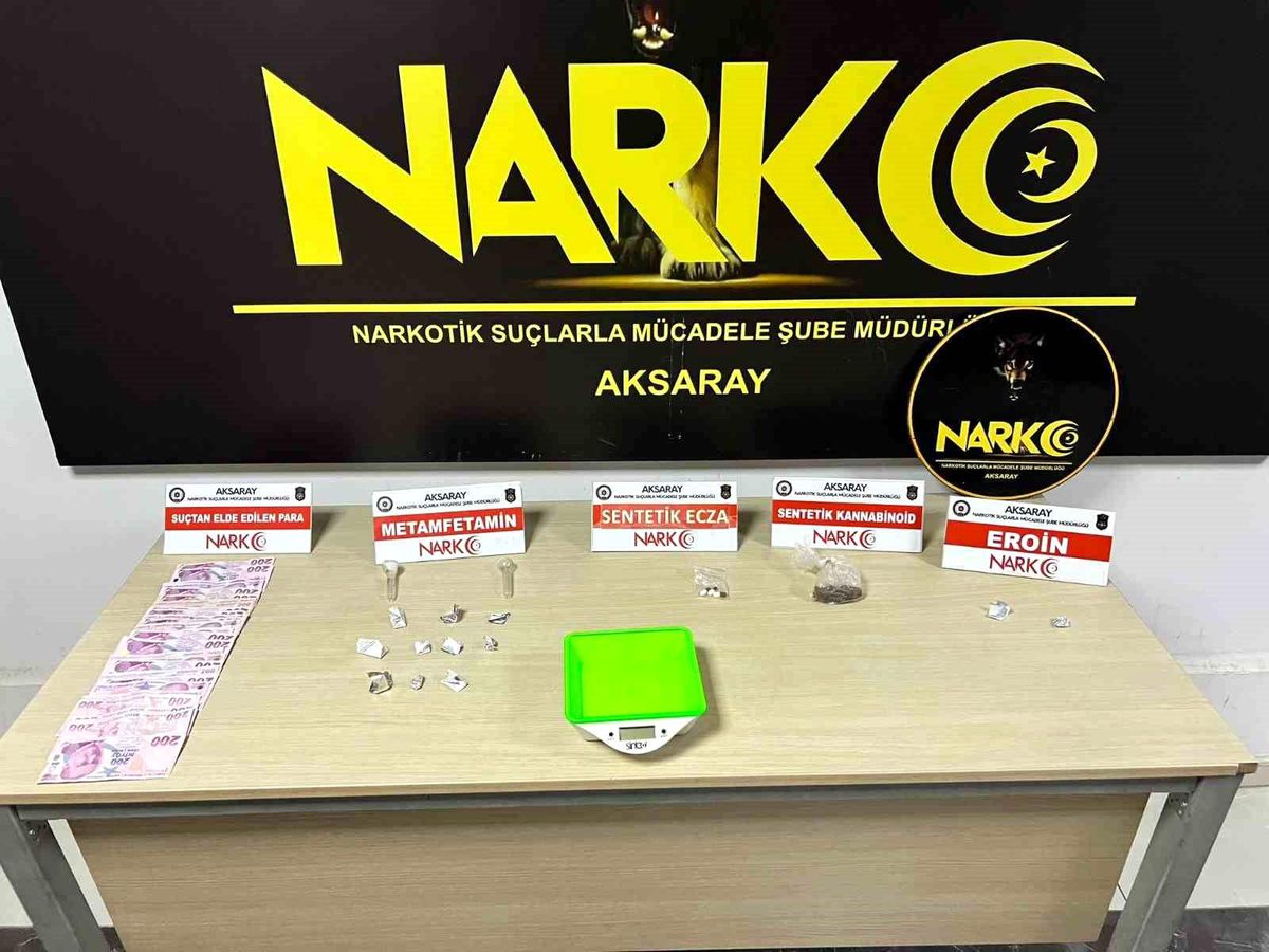 Aksaray\'da Uyuşturucu Operasyonu: 4 Tutuklama