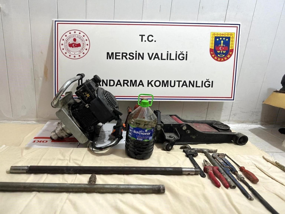 Erdemli\'de Kaçak Kazı Operasyonu