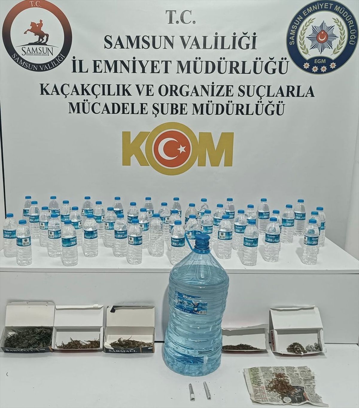 Samsun\'da Sahte İçki Operasyonu