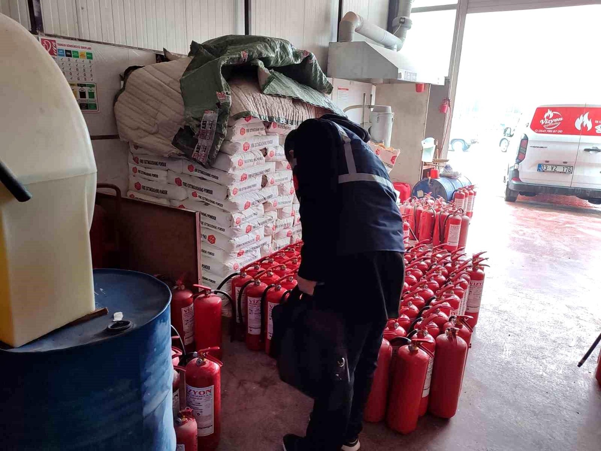 Yangın Malzemelerine Denetim Başlatıldı