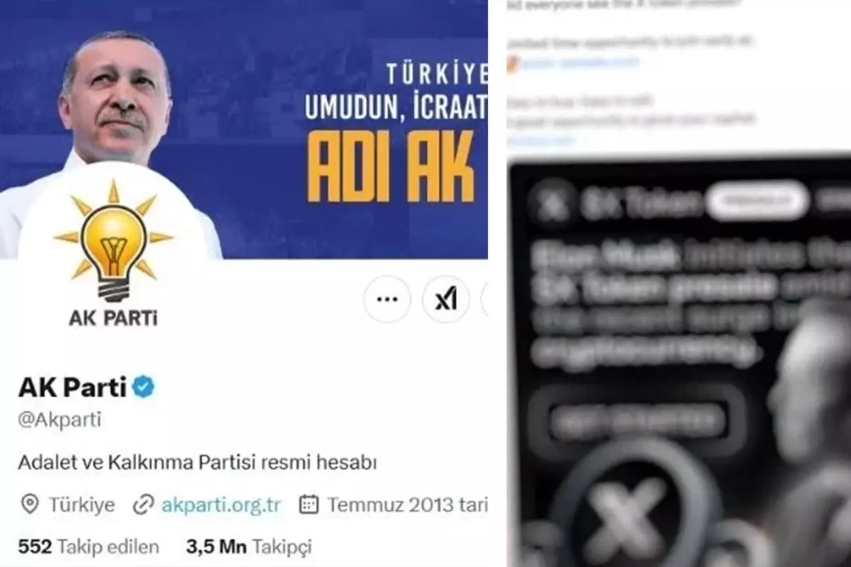 AK Parti\'nin resmi hesabından dikkat çeken paylaşım! Kısa sürede silindi