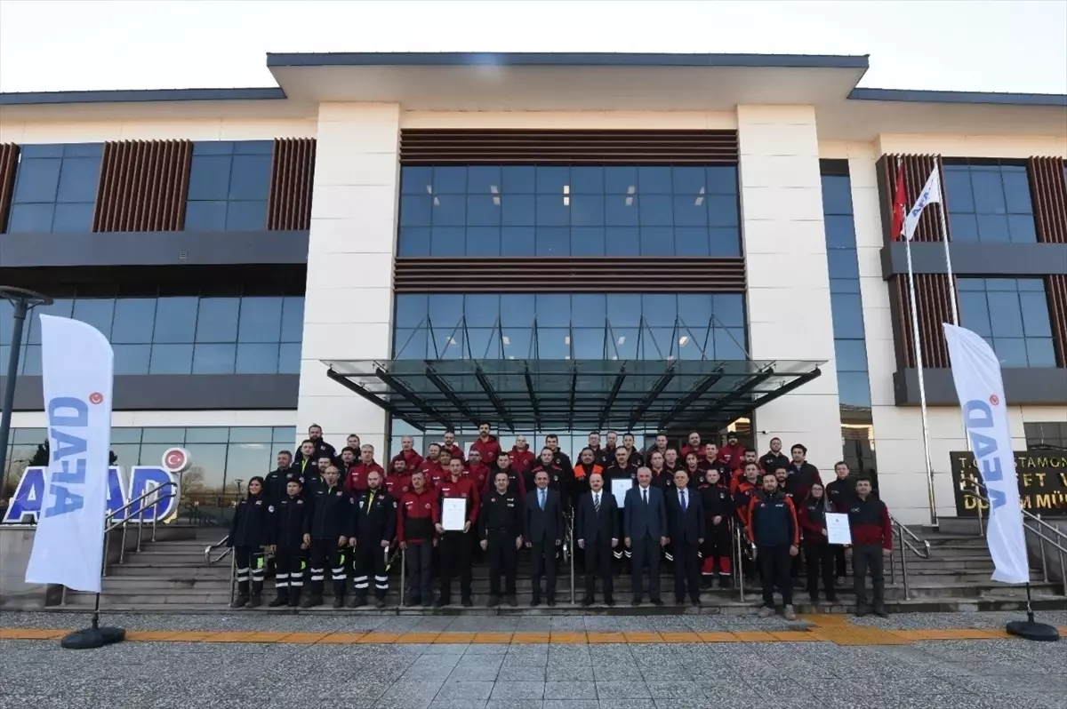 Kastamonu’da AFAD Akreditasyon Töreni