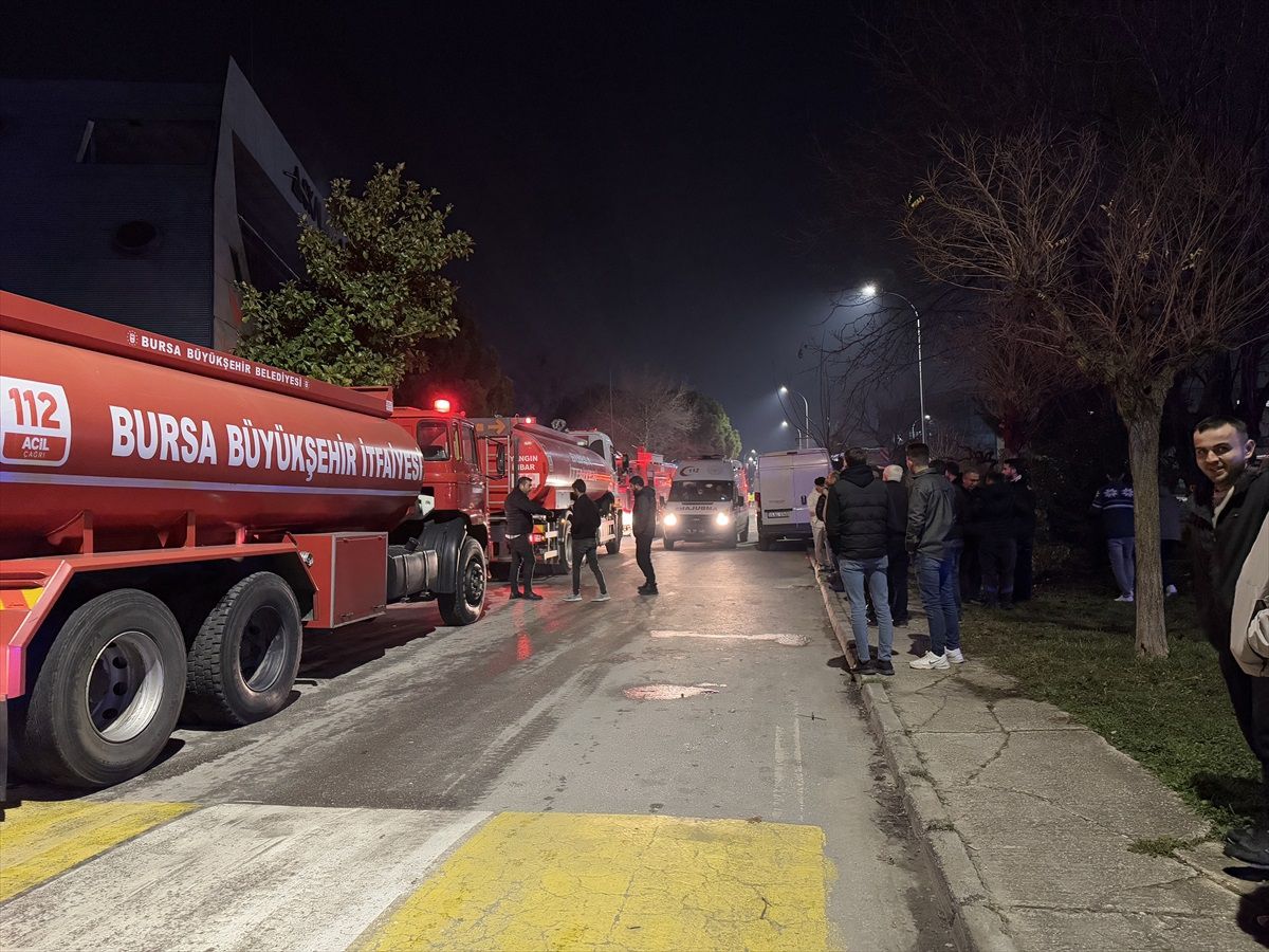 Bursa\'da Tekstil Fabrikasında Patlama
