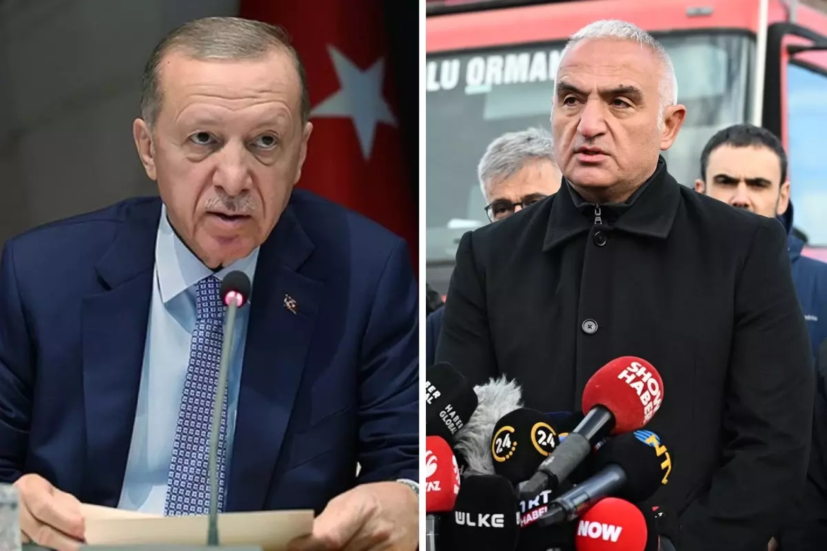 Erdoğan \'\'Arkadaşımız da olsa cezalandıracağız\'\' dedi, Bakan Ersoy\'un dudaklarından tek cümle döküldü