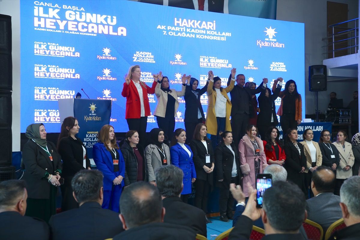 Hakkari\'de AK Parti İl Kadın Kolları 7. Olağan Kongresi yapıldı