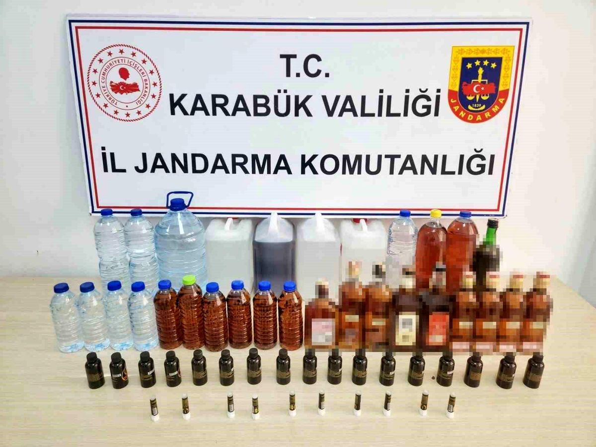 Karabük\'te Sahte Alkol Operasyonu