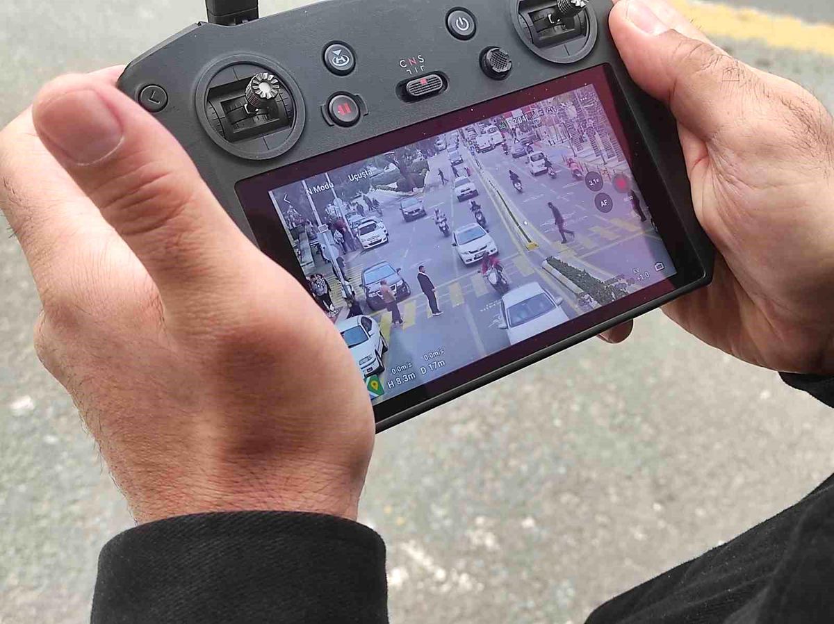 Aydın\'da Drone Destekli Trafik Denetimi