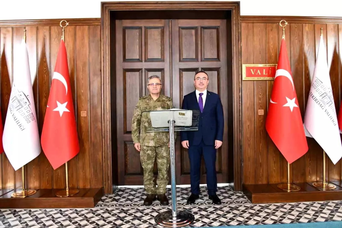 Orgeneral Tokel, Tekirdağ\'da Vali Soytürk\'ü Ziyaret Etti