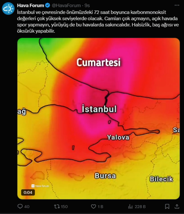 İstanbul ve çevresinde beklenen korkutan gelişme: Mecbur olmadıkça camları açmayın