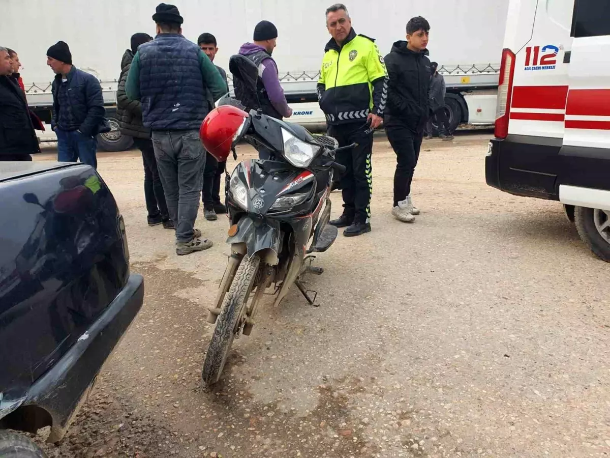 İnegöl\'de motosiklet kazası: 1 ağır yaralı