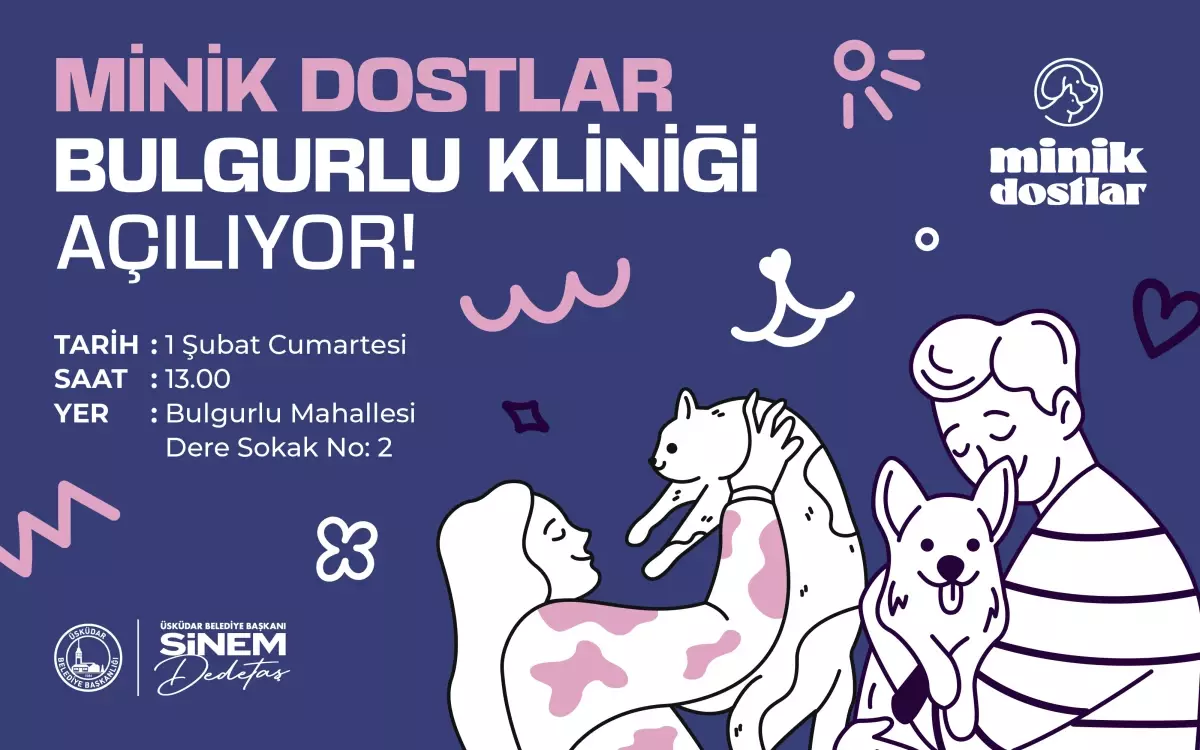 Üsküdar\'da Minik Dostlar Kliniği\'nin Yeni Şubesi Açılıyor