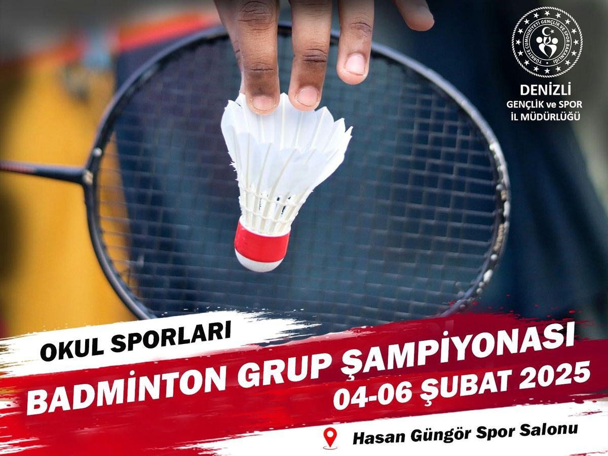 Denizli\'de Badminton Gençler Grup Müsabakaları