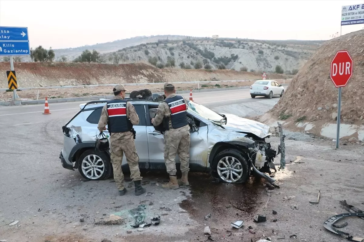 Kilis\'te Trafik Kazası: 9 Yaralı