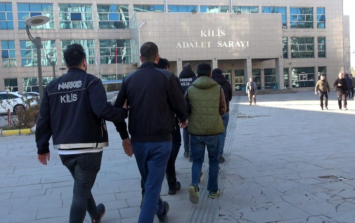 Kilis\'te Uyuşturucu Operasyonu: 5 Tutuklama