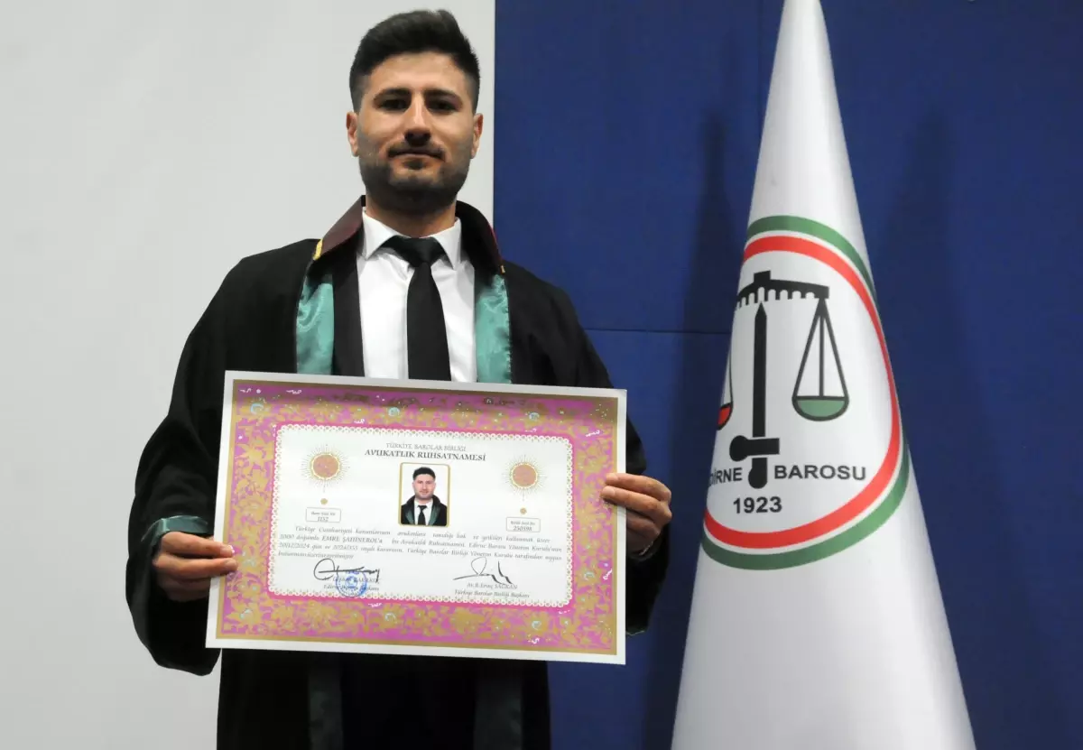 Edirne Adliyesi\'nde Mübaşirlikten Avukatlığa Geçiş