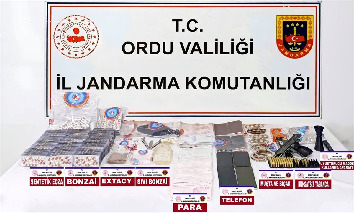 Ordu\'da Uyuşturucu Operasyonu: 5 Tutuklama