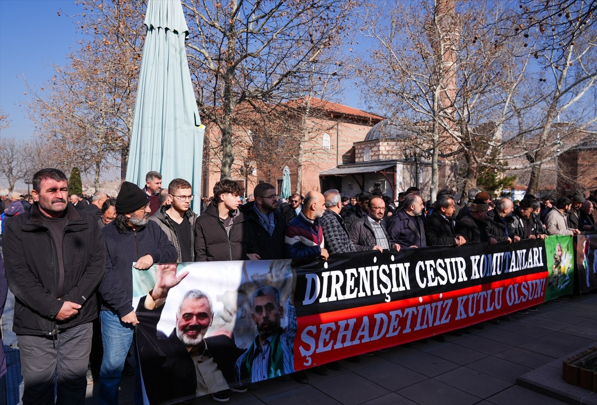 Ankara\'da Kassam Tugayları Komutanı Muhammed ed-Dayf için gıyabi cenaze namazı kılındı