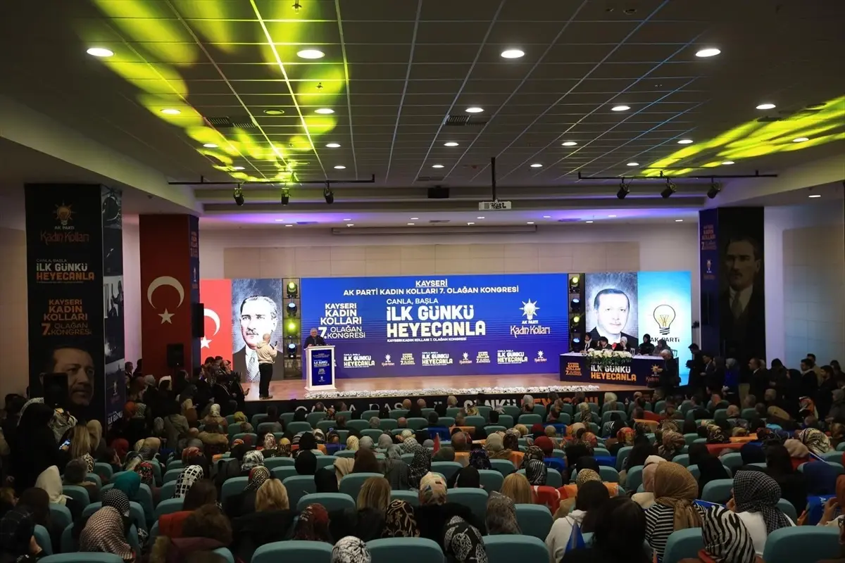 AK Parti Kayseri Kadın Kolları 7. Olağan Kongresi yapıldı