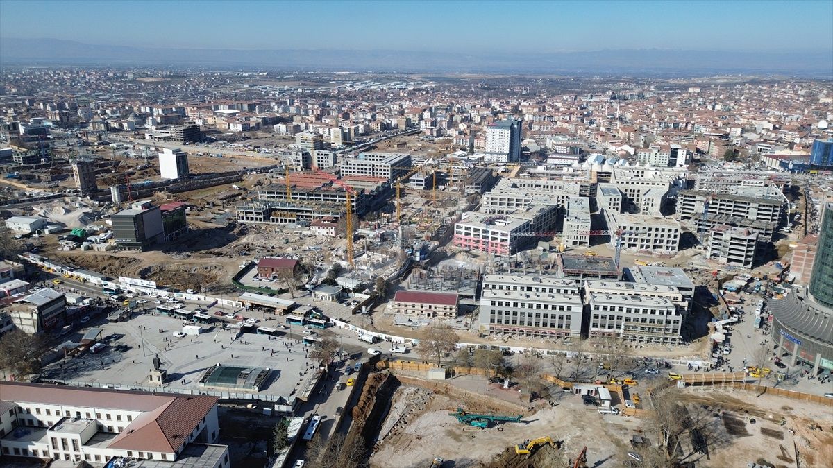 Malatya\'nın Yeniden İnşası Dronla Görüntülendi