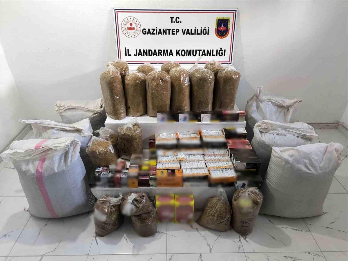 Gaziantep\'te 1 milyon lira değerinde kaçakçılık operasyonu: 7 gözaltı