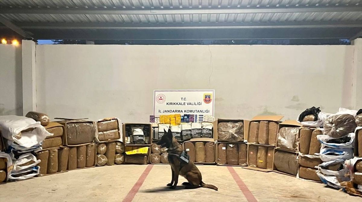 Kırıkkale\'de Kaçak Tütün ve Sigara Operasyonu