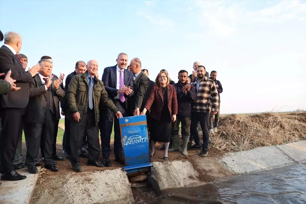 Gaziantep\'te Sulama Hattı Açılışı!