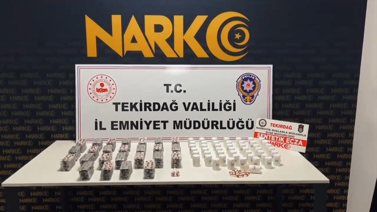 Tekirdağ\'da Uyuşturucu Operasyonu