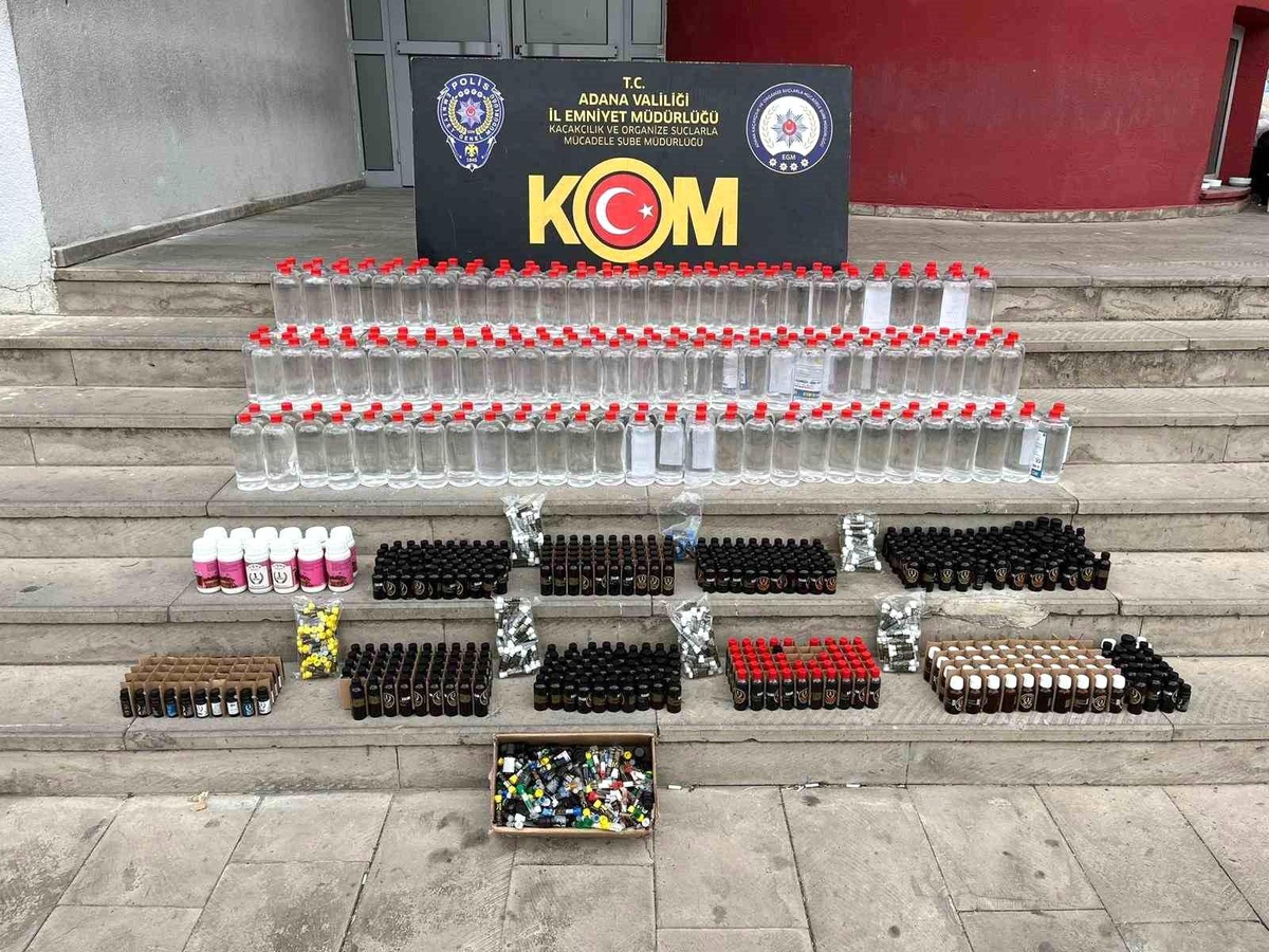 Adana\'da 300 Litre Kaçak Alkol Ele Geçirildi