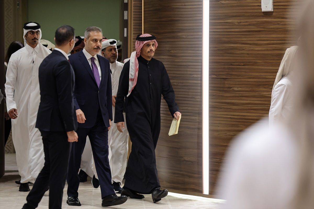 Bakan Fidan, Katarlı mevkidaşı Al Sani ile ortak basın toplantısında konuştu: (2)